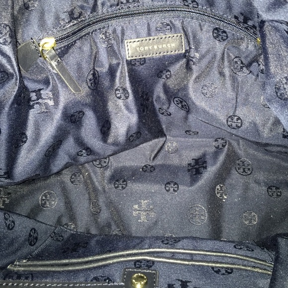 Tory Burch Nylon Cinched tote in Blue - Picture 4 of 4